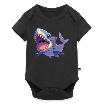 Megalodons Megalodon - Baby Premium short-sleeve bodysuit - black - Front