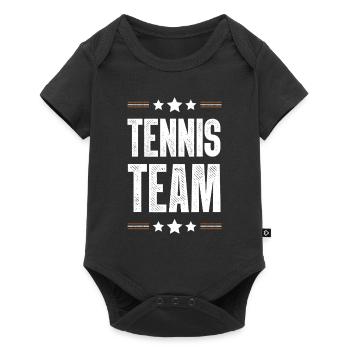Tennis Team - Baby Premium short-sleeve bodysuit - black - Front