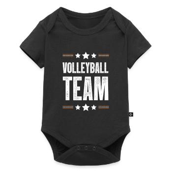 Volleyball Team - Baby Premium short-sleeve bodysuit - black - Front