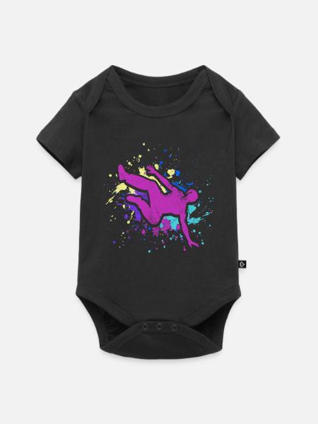 Backflip - Baby Premium Kurzarmbody - Schwarz