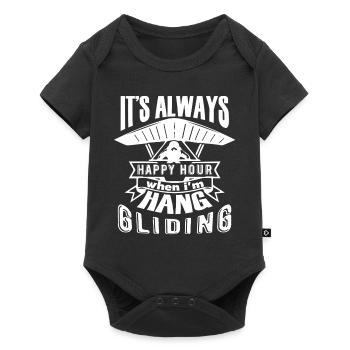 Hang Gliding Hang Gliding Happy Hour - Baby Premium short-sleeve bodysuit - black - Front