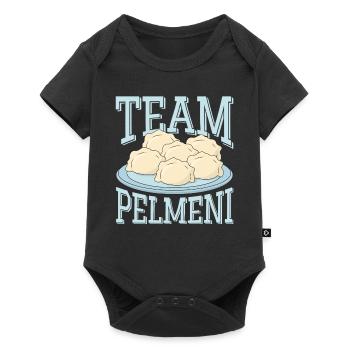 Équipe Pelmeni Chef de la cuisine russe - Body à manches courtes Premium Bébé - noir - Devant