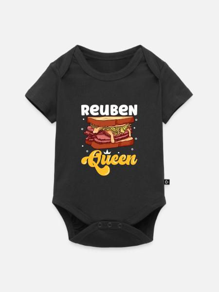 Reuben Queen - Baby Premium Kurzarmbody - Schwarz