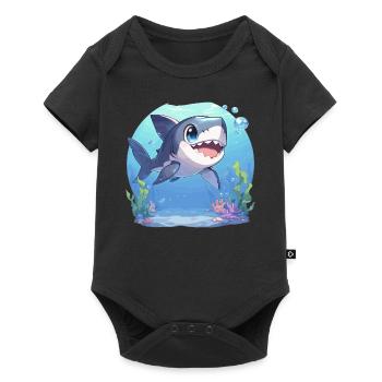 Great White Sharks Great White Shark - Baby Premium short-sleeve bodysuit - black - Front