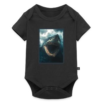 Great White Sharks Great White Shark - Baby Premium short-sleeve bodysuit - black - Front