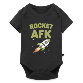 Space-themed players Cosmic Gaming Sci-fi - Baby Premium short-sleeve bodysuit - black - Front