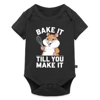 Faites-le cuire jusqu’à ce que vous le fassiez Baker Hamster Fun - Body à manches courtes Premium Bébé - noir - Devant