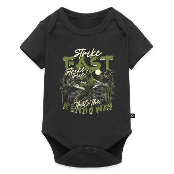 Kendo Japanese Martial Arts - Baby Premium short-sleeve bodysuit - black - Front