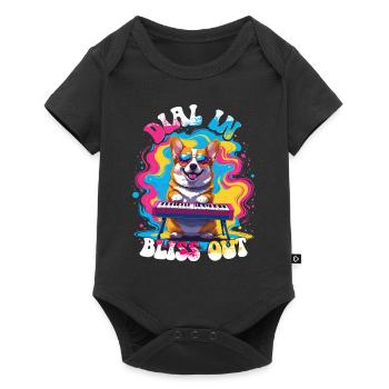 Synthesizer Synth Kick Drum DAW Dial In Bliss Out - Baby Premium short-sleeve bodysuit - black - Front