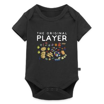 Jeu de société Jeux de société Jeux de nuit Jeux Cadeau - Body à manches courtes Premium Bébé - noir - Devant