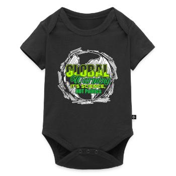 Earth Day Global Warming Is Science - Baby Premium short-sleeve bodysuit - black - Front