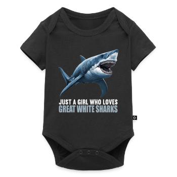 Great White Sharks Great White Shark - Baby Premium short-sleeve bodysuit - black - Front