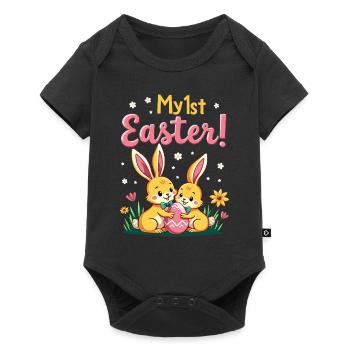 My 1ST Easter Sweet Easter Bunnies First Easter - Baby Premium short-sleeve bodysuit - black - Front