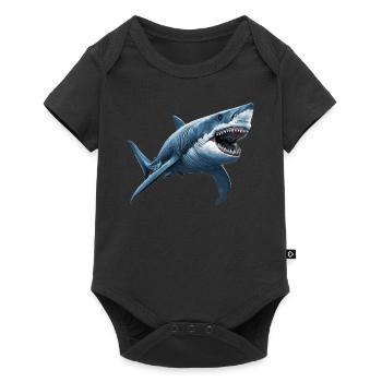 Requins Requin - Body à manches courtes Premium Bébé - noir - Devant