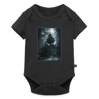 Requins Requin - Body à manches courtes Premium Bébé - noir - Devant