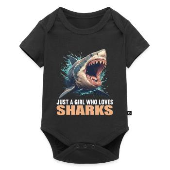 Requins Requin - Body à manches courtes Premium Bébé - noir - Devant