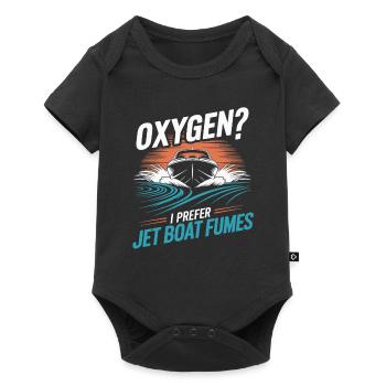 Oxygen? I prefer jet boat exhaust fumes for - Baby Premium short-sleeve bodysuit - black - Front