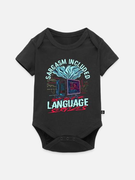 Computerlinguist - Baby Premium Kurzarmbody - Schwarz
