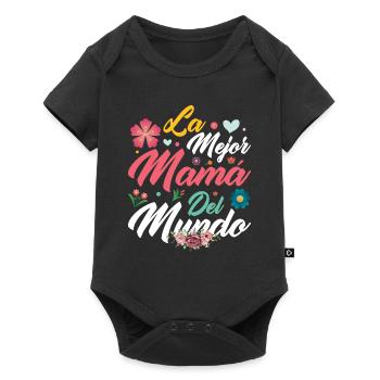 Das beste Muttertagsgeschenk der Welt - Baby Premium Kurzarmbody - Schwarz - Vorne