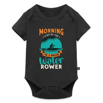 Water Rowing Morning Is Not My Time Water Sports - Baby Premium short-sleeve bodysuit - black - Front