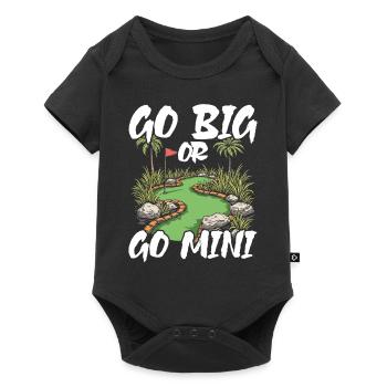 Golf Golf Golfer Golf Course - Baby Premium short-sleeve bodysuit - black - Front