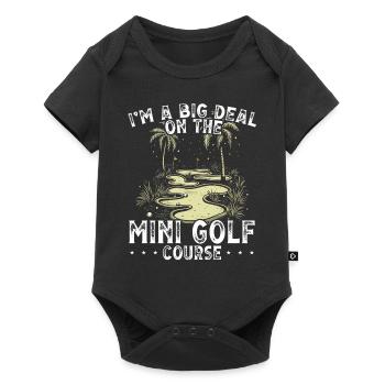 Golf Golf Golfer Golf Course - Baby Premium short-sleeve bodysuit - black - Front