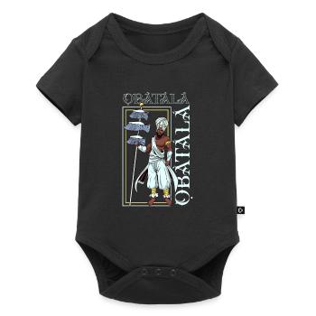 Dieu Yoruba - Obatala - Body à manches courtes Premium Bébé - noir - Devant