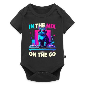 Synthesizer Synth Kick Drum DAW - Baby Premium short-sleeve bodysuit - black - Front