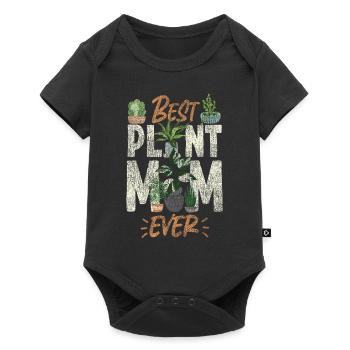 Plant Lover Gardening Mom Best - Baby Premium short-sleeve bodysuit - black - Front