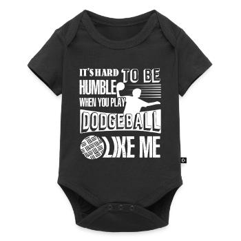 Dodgeball Play Dodgeball Like Me - Baby Premium short-sleeve bodysuit - black - Front