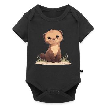 Mongoose's Mongoose - Baby Premium short-sleeve bodysuit - black - Front
