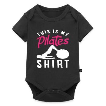 Pilates C’est ma chemise de Pilates - Body à manches courtes Premium Bébé - noir - Devant