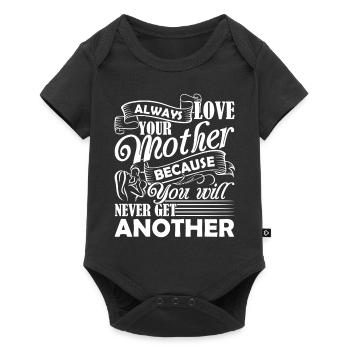 Mother's Day Always Love Your Mother - Baby Premium short-sleeve bodysuit - black - Front