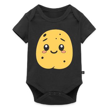 Potato - Baby Premium short-sleeve bodysuit - black - Front