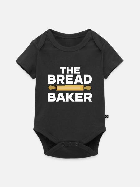 Baking Bakery Baker - Baby Premium Kurzarmbody - Schwarz