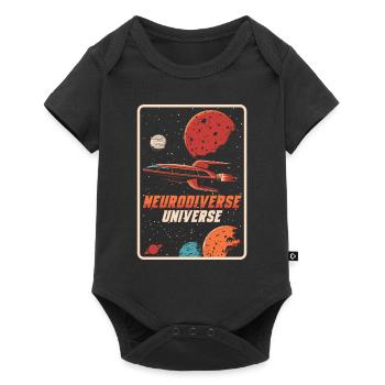 Journée de sensibilisation à l’autisme Cadeau autiste - Body à manches courtes Premium Bébé - noir - Devant