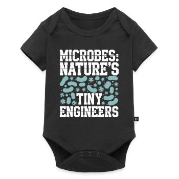 Microscope Enthusiast Lab Technician Science - Baby Premium short-sleeve bodysuit - black - Front