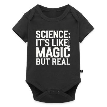 Microscope Enthusiast Lab Technician Science - Baby Premium short-sleeve bodysuit - black - Front