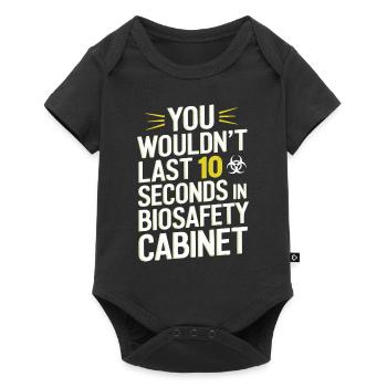 Microscope Enthusiast Lab Technician Science - Baby Premium short-sleeve bodysuit - black - Front