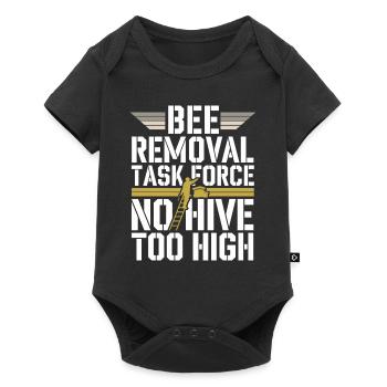 Bee Removal Specialist Live Swarm Rescue - Baby Premium short-sleeve bodysuit - black - Front