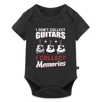 Guitariste Musicien Guitare Musique - Body à manches courtes Premium Bébé - noir - Devant