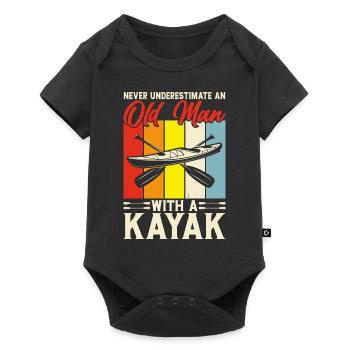 Kayak Kayaking Paddling Kayaker Female Kayaker - Baby Premium short-sleeve bodysuit - black - Front