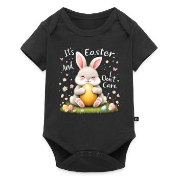It's Easter and I don't care - Baby Premium short-sleeve bodysuit - black - Front