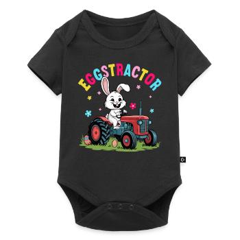 Eggstractor - Baby Premium short-sleeve bodysuit - black - Front