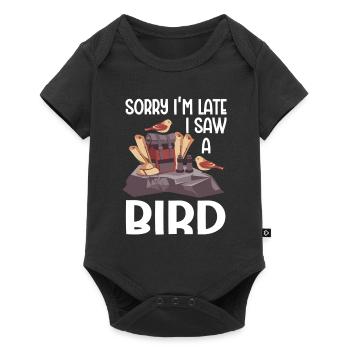 Bird Watching Cute Bird Lover - Baby Premium short-sleeve bodysuit - black - Front
