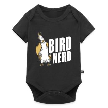 Bird Watching Cute Bird Lover - Baby Premium Kurzarmbody - Schwarz - Vorne