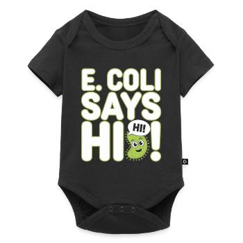 Microscope Enthusiast Lab Technician Science - Baby Premium short-sleeve bodysuit - black - Front
