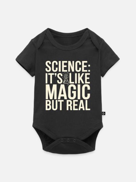 Microscope Enthusiast Lab Technician Science - Baby Premium Kurzarmbody - Schwarz