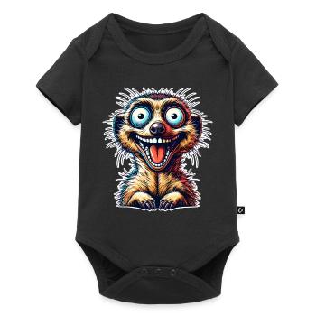 Meerkat - Baby Premium short-sleeve bodysuit - black - Front