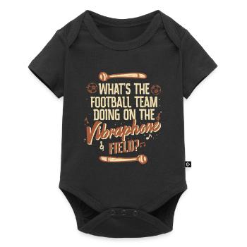 Vibraphone Marimba - Baby Premium short-sleeve bodysuit - black - Front
